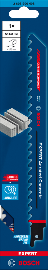 Bosch EXPERT S1141HM Aerated Concrete Säbelsägeblatt