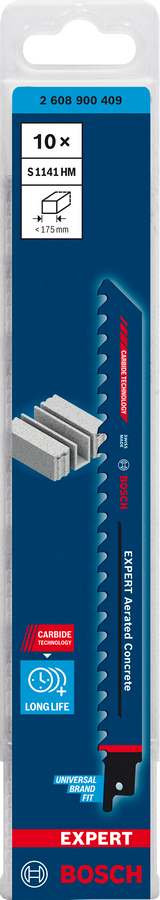 Bosch EXPERT S1141HM Aerated Concrete Säbelsägeblatt