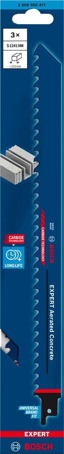Bosch EXPERT Aerated Concrete S1241HM Säbelsägeblatt