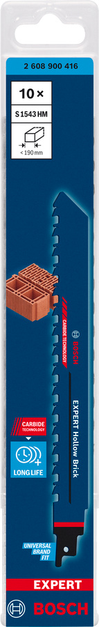 Bosch EXPERT S1543HM Hollow Brick Säbelsägeblatt