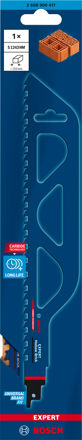 Bosch EXPERT S1243HM Hollow Brick Säbelsägeblatt