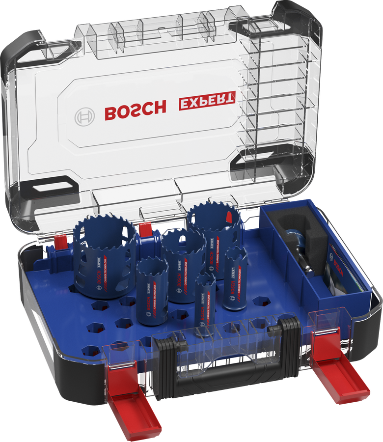 Bosch EXPERT Multi Material Lochsägen-Set, 22/25/35/40/51/68 mm, 9-tlg.