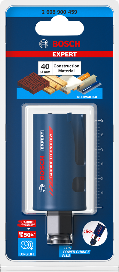 Bosch EXPERT Construction Material Lochsäge, 19x60 mm