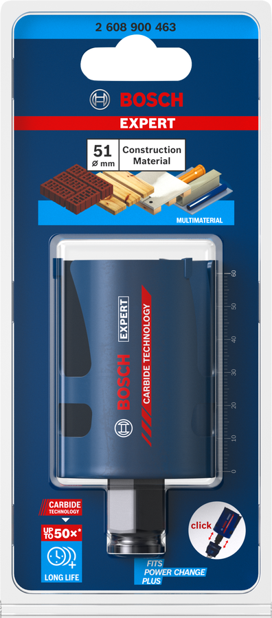 Bosch EXPERT Construction Material Lochsäge, 19x60 mm
