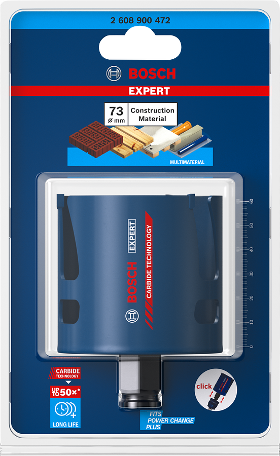 Bosch EXPERT Construction Material Lochsäge, 19x60 mm