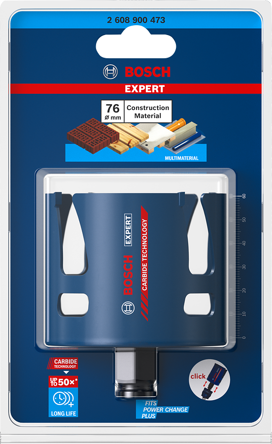 Bosch EXPERT Construction Material Lochsäge, 19x60 mm