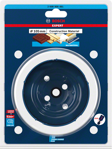 Bosch EXPERT Construction Material Lochsäge, 19x60 mm