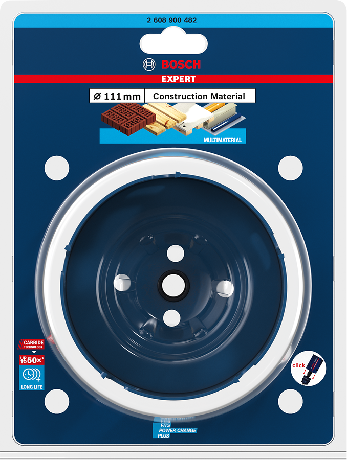 Bosch EXPERT Construction Material Lochsäge, 19x60 mm
