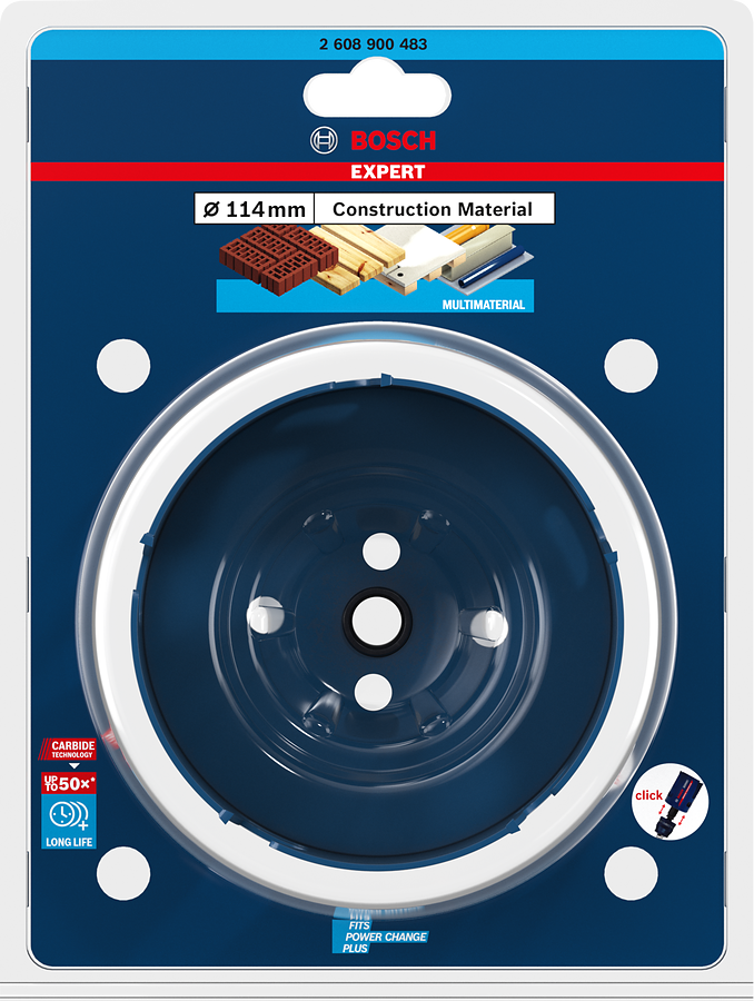 Bosch EXPERT Construction Material Lochsäge, 19x60 mm