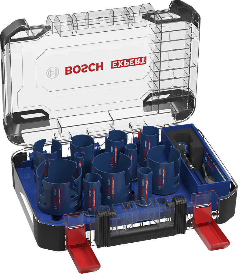 Bosch EXPERT Construction Material Lochsäge-Set 20/25/32/38/51/64 mm, 10-tlg.