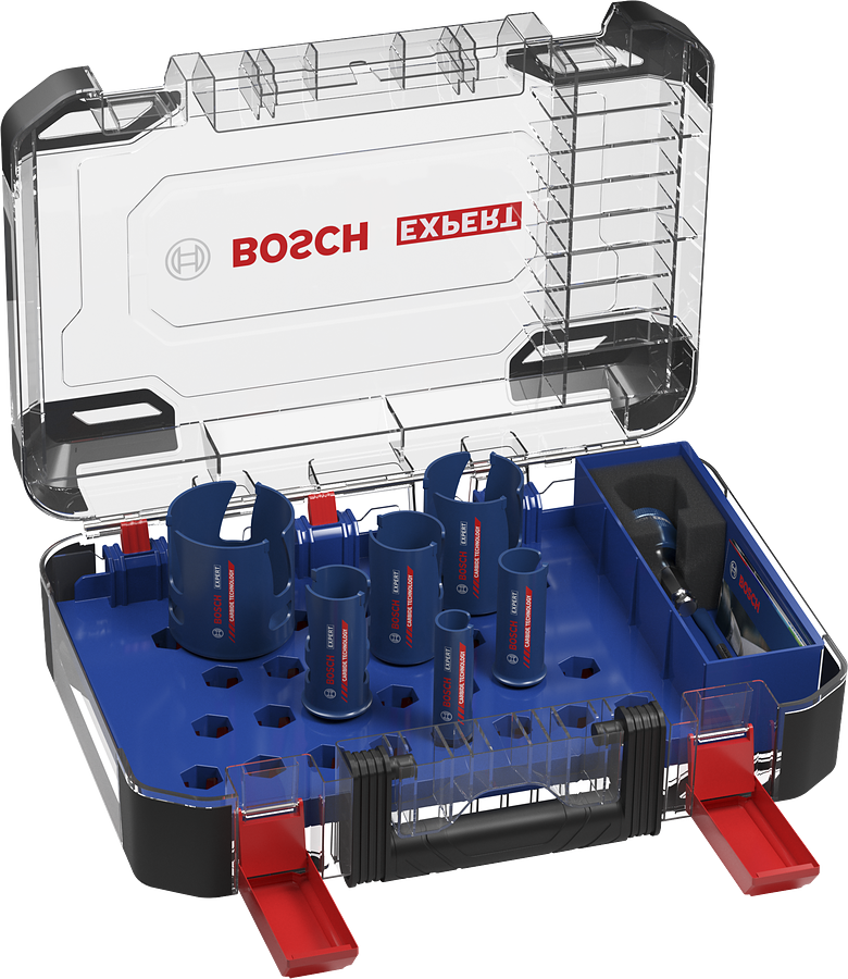 Bosch EXPERT Construction Material Lochsäge-Set 20/25/32/38/51/64 mm, 10-tlg.