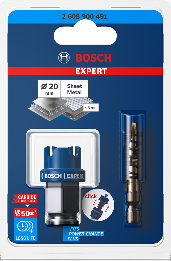 Bosch EXPERT Sheet Metal Lochsäge 20x5 mm
