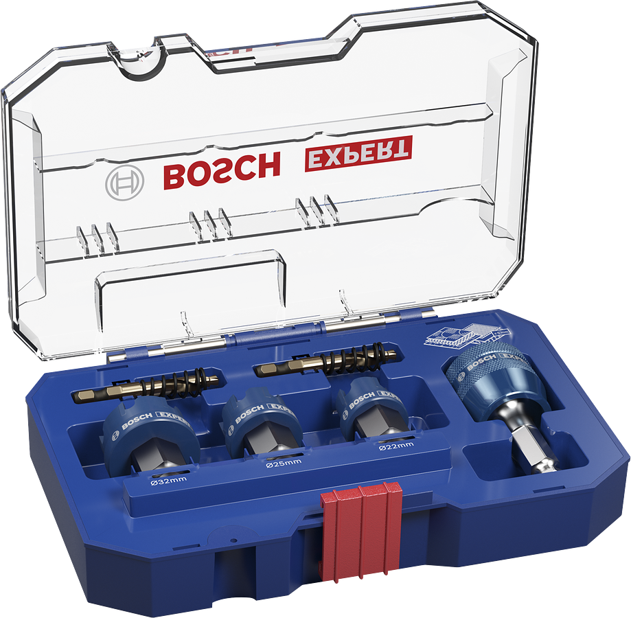 Bosch EXPERT Sheet Metal Universal Lochsägen-Set, 22/25/32x5 mm