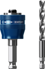 Bosch EXPERT Power Change Plus Aufsteckhalter für das Lochsägensystem, 11 mm, HSS-G Bohrer, 7,15x105 mm, 2-tlg.