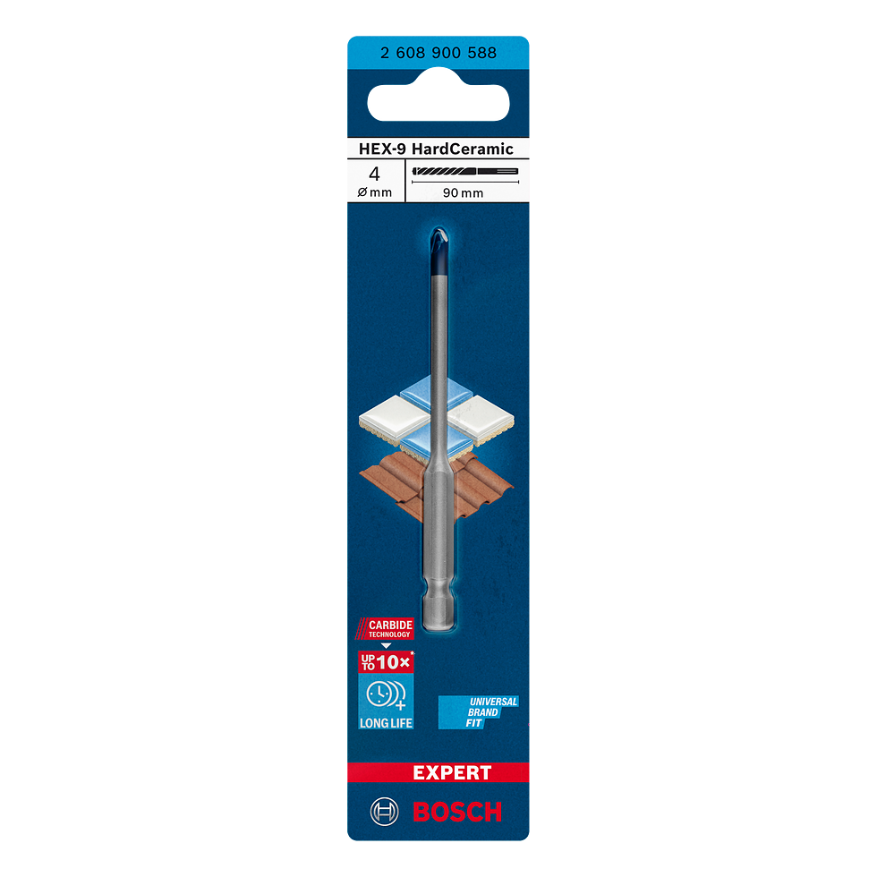 Bosch EXPERT HEX-9 Hard Ceramic Bohrer