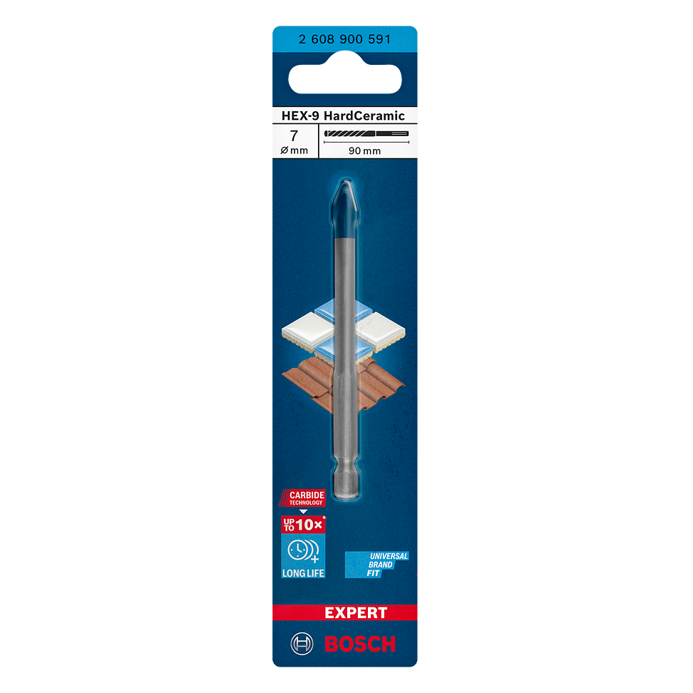 Bosch EXPERT HEX-9 Hard Ceramic Bohrer