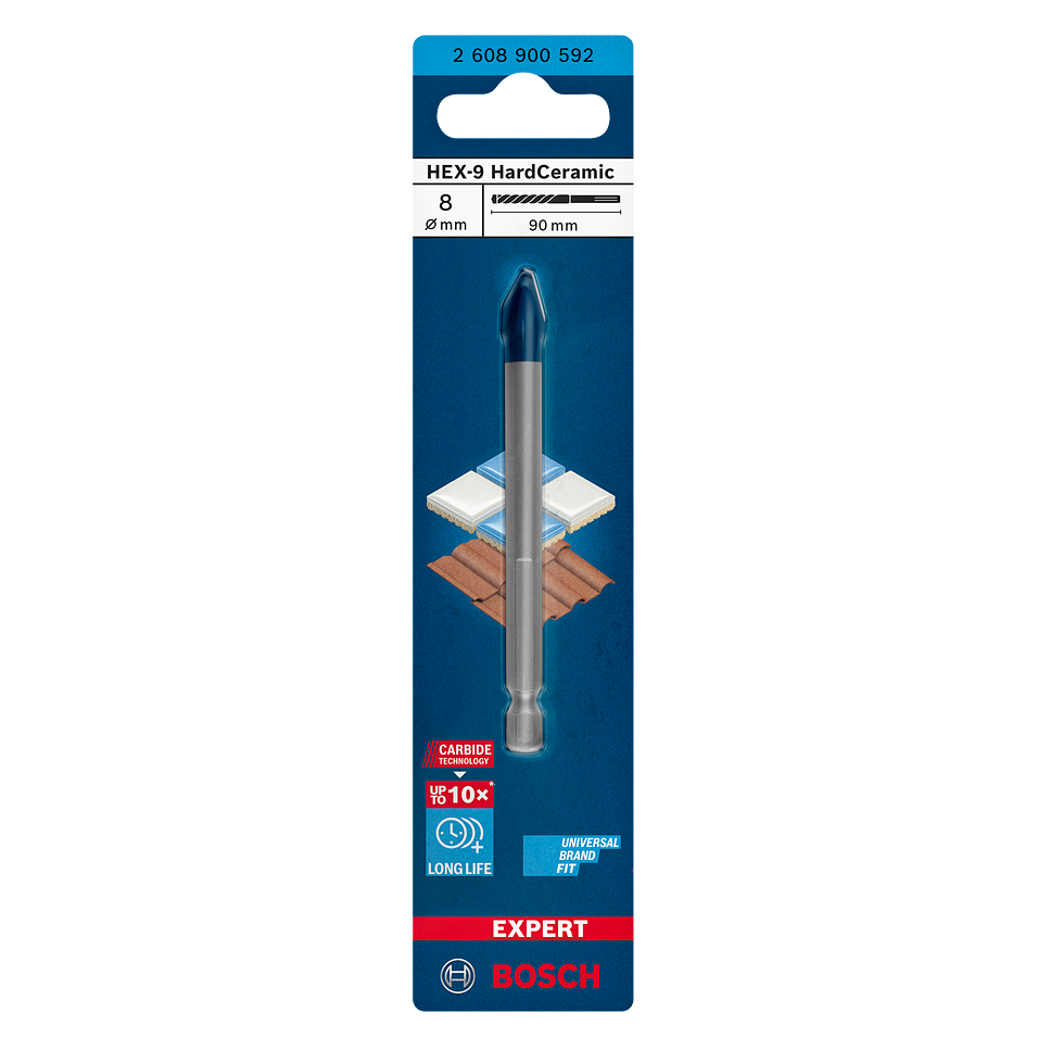 Bosch EXPERT HEX-9 Hard Ceramic Bohrer