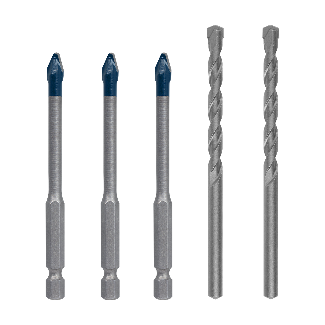 Bosch EXPERT HEX-9 Hard Ceramic Bohrer gemischtes Set, 6x90/ 6x100 mm, 5-tlg.