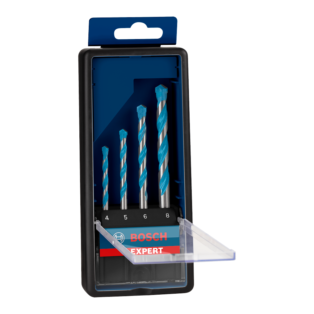 Bosch EXPERT CYL-9 Multi Construction Bohrer-Set, 4x75/5x85/6x100/8x120 mm, 4-tlg.