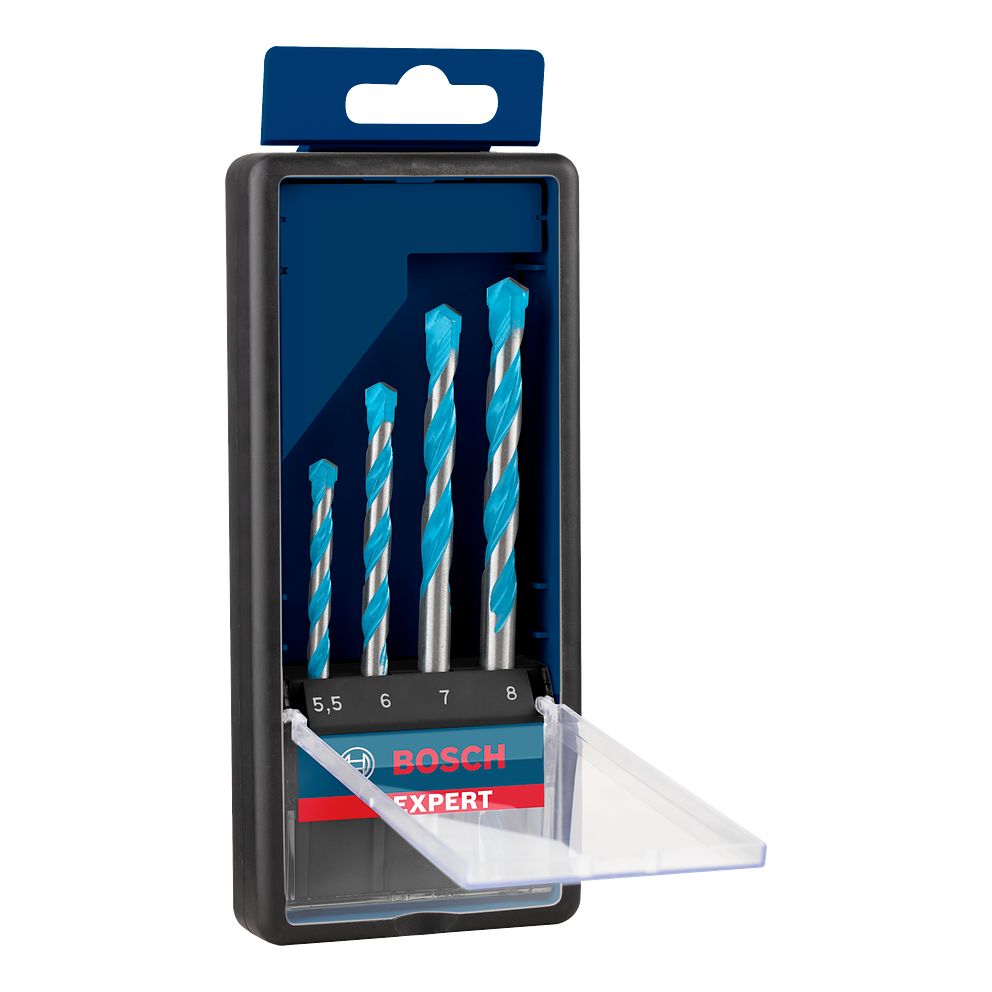Bosch EXPERT CYL-9 Multi Construction Bohrer-Set, 5,5x85/6x100/7x100/8x120 mm, 4-tlg.