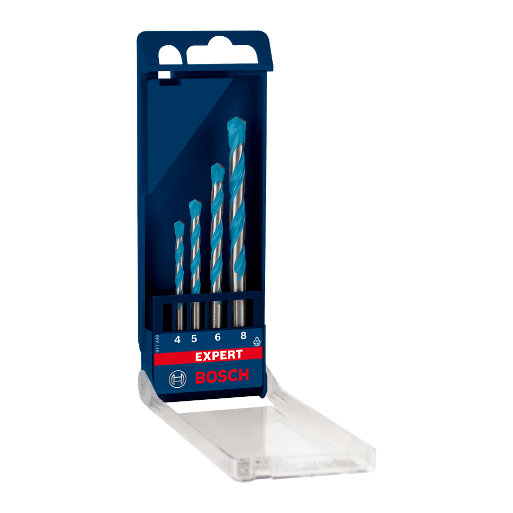 Bosch EXPERT CYL-9 Multi Construction Bohrer-Set, 4x75/5x85/6x100/8x120 mm, 4-tlg.