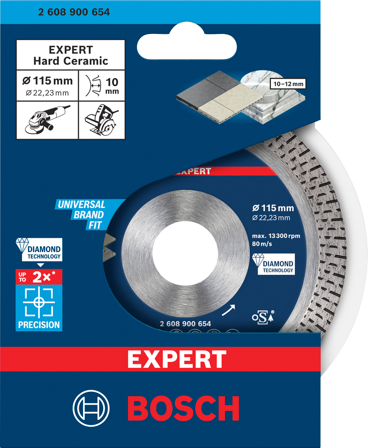 Bosch EXPERT Hard Ceramic Diamanttrennscheibe, 85x22,23 mm