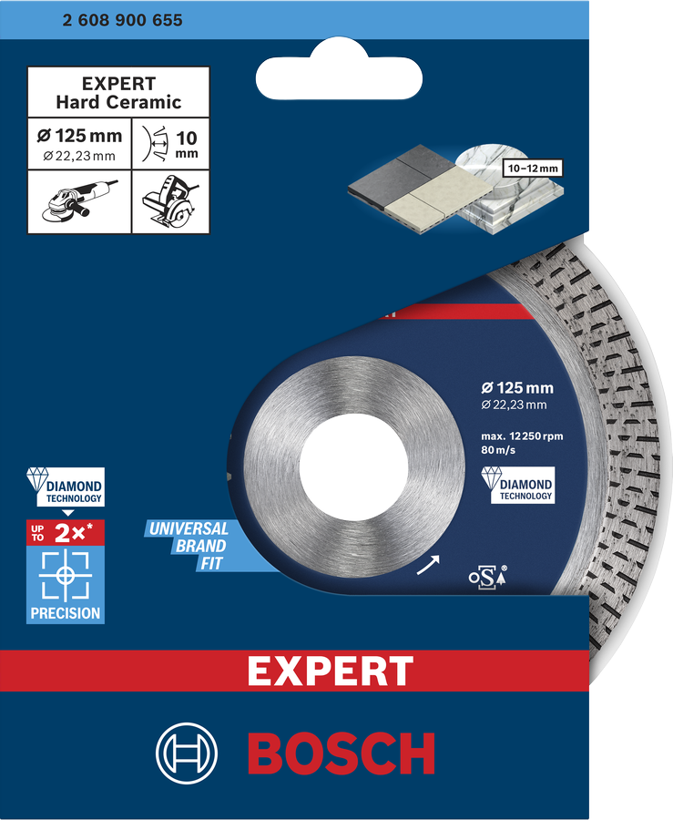 Bosch EXPERT Hard Ceramic Diamanttrennscheibe, 85x22,23 mm
