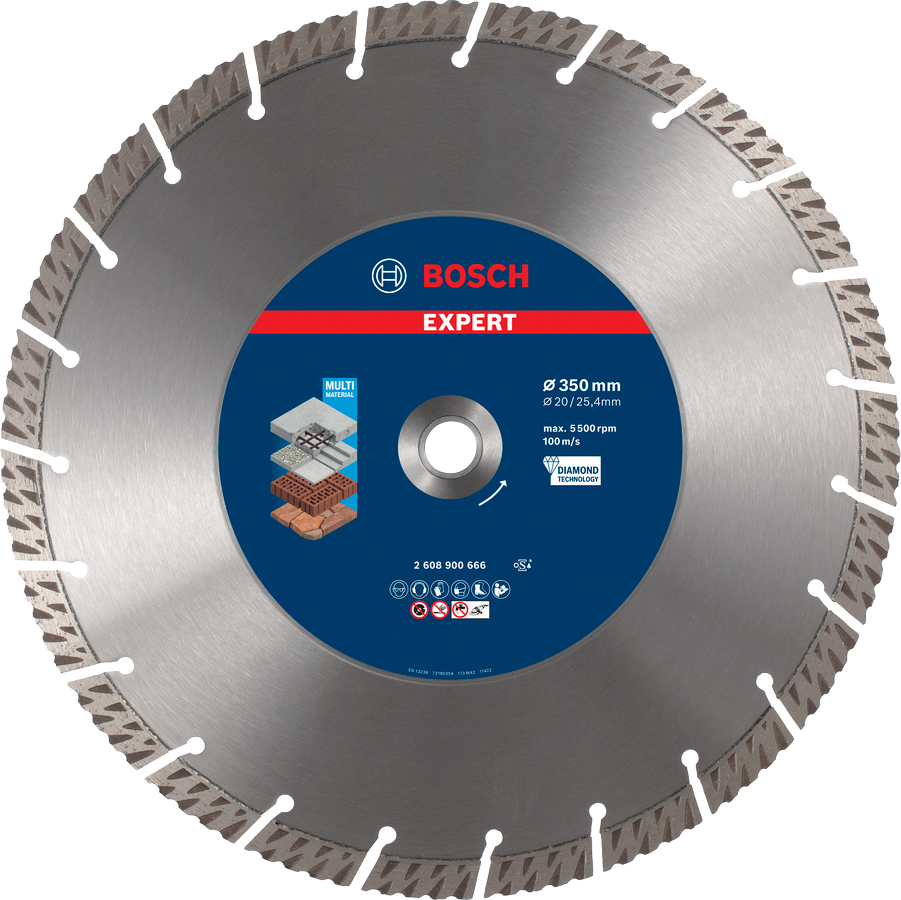 Bosch EXPERT Multi Material Diamanttrennscheibe, 300x20/25,40 mm
