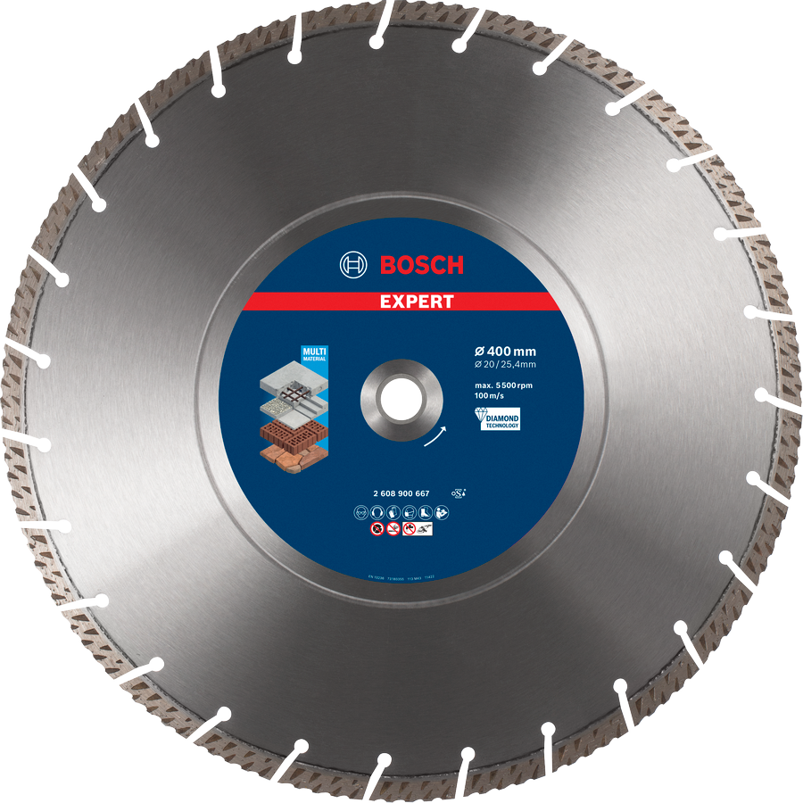 Bosch EXPERT Multi Material Diamanttrennscheibe, 300x20/25,40 mm
