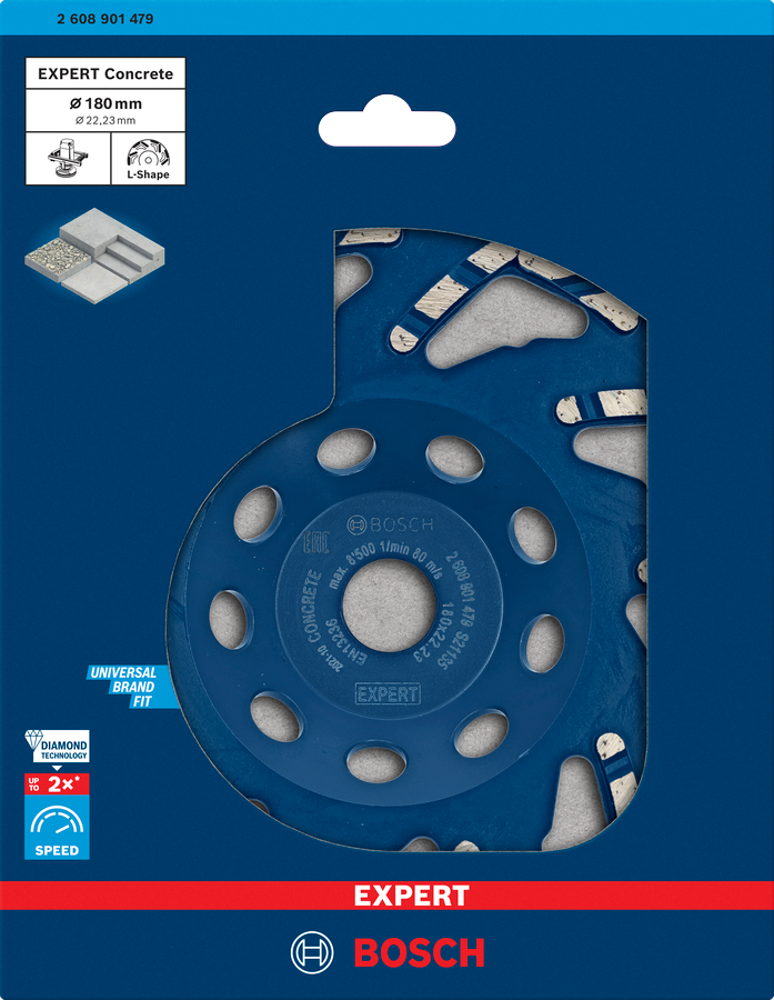 Bosch EXPERT Concrete Topfscheibe, 150x22,23x4,5 mm