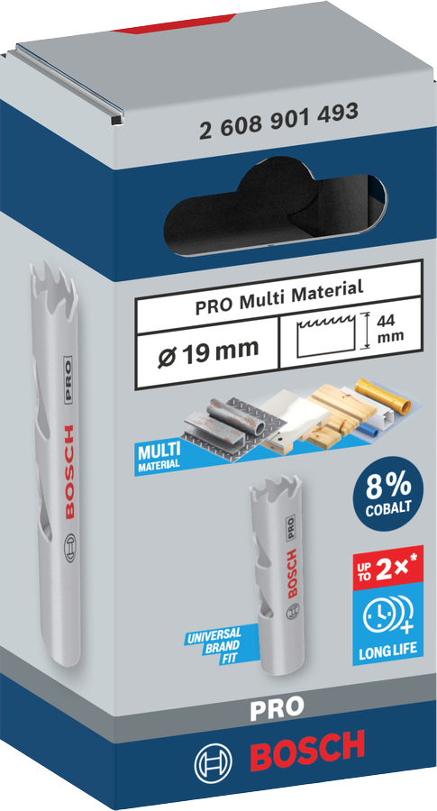 Bosch PRO Multi Material Lochsäge, 14 mm, mit Gewinde