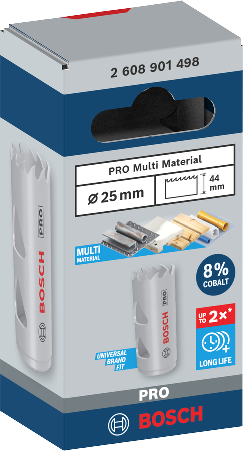 Bosch PRO Multi Material Lochsäge, 14 mm, mit Gewinde