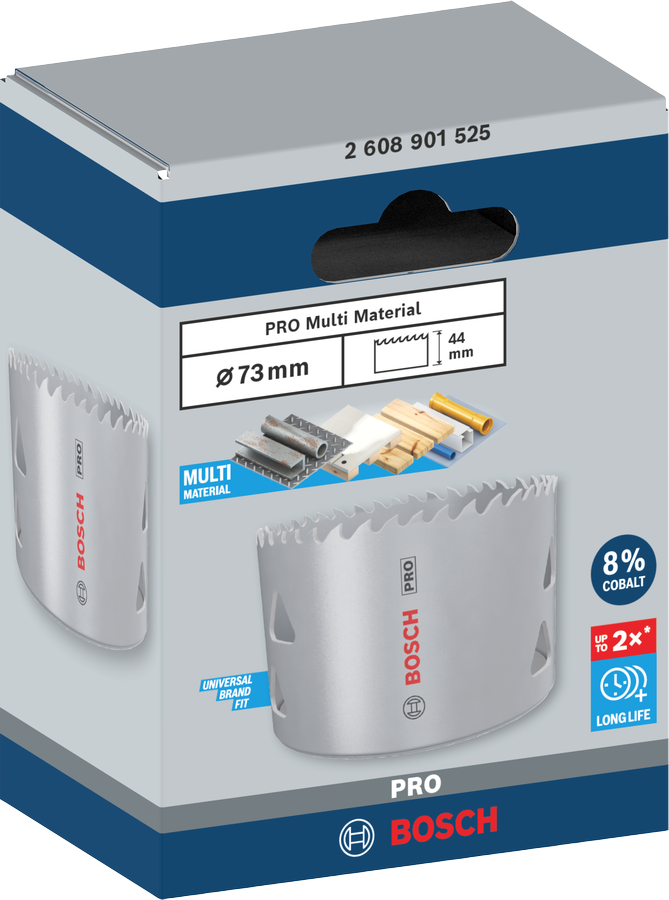 Bosch PRO Multi Material Lochsäge, 14 mm, mit Gewinde