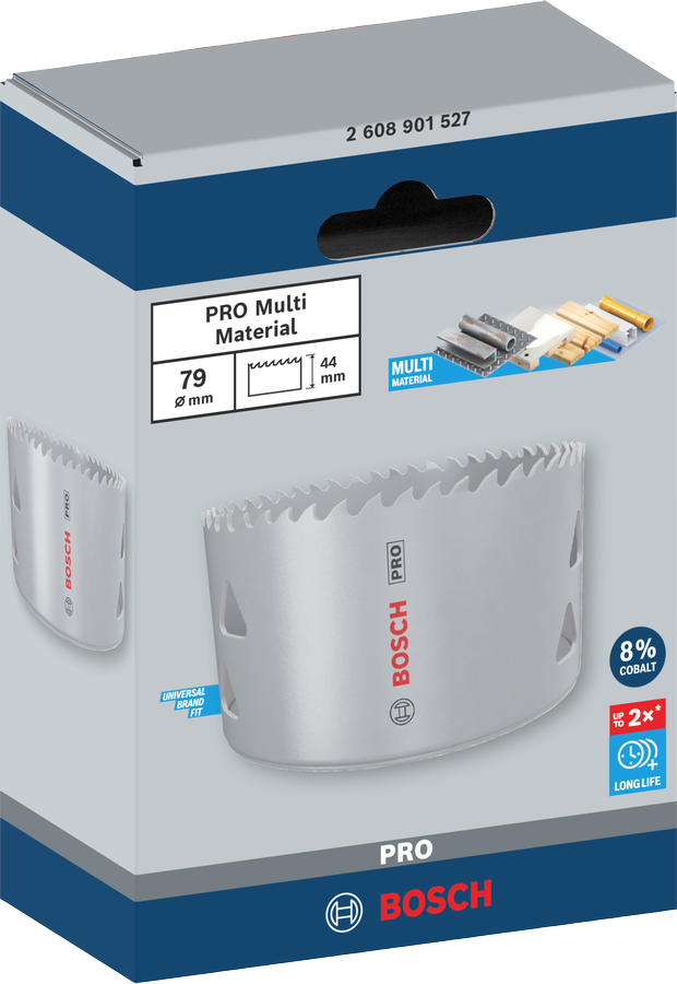 Bosch PRO Multi Material Lochsäge, 14 mm, mit Gewinde