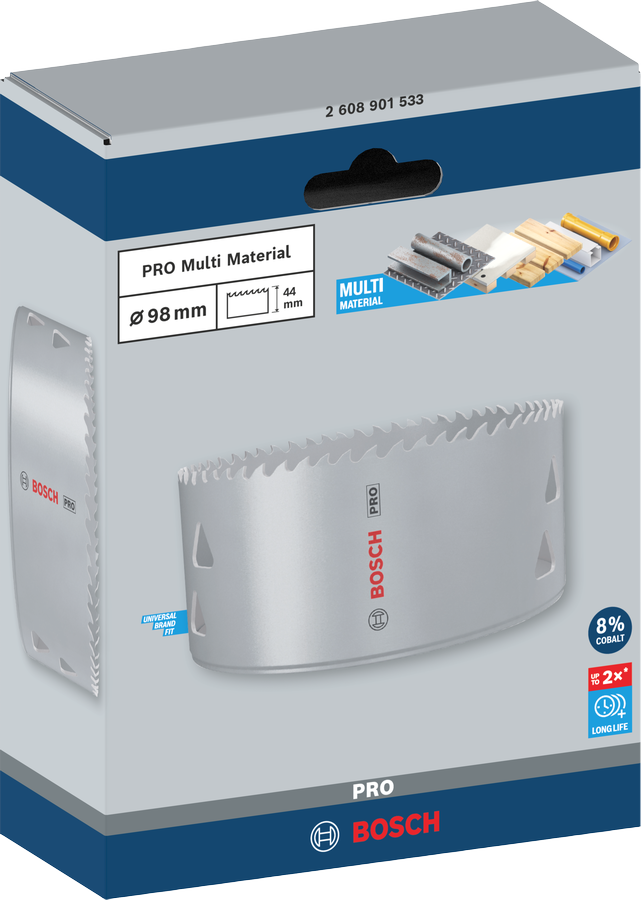 Bosch PRO Multi Material Lochsäge, 14 mm, mit Gewinde