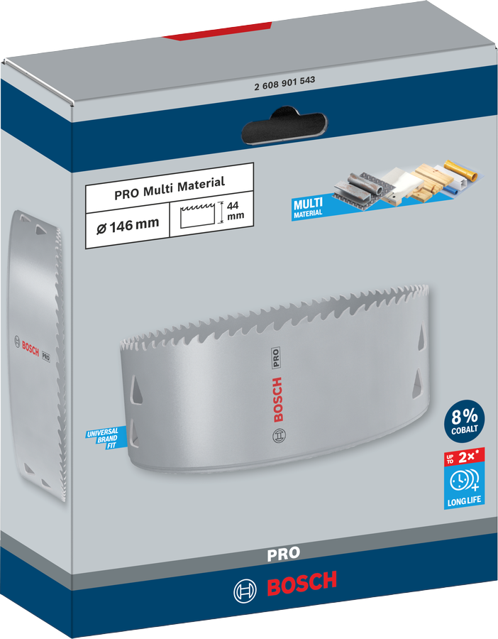 Bosch PRO Multi Material Lochsäge, 14 mm, mit Gewinde