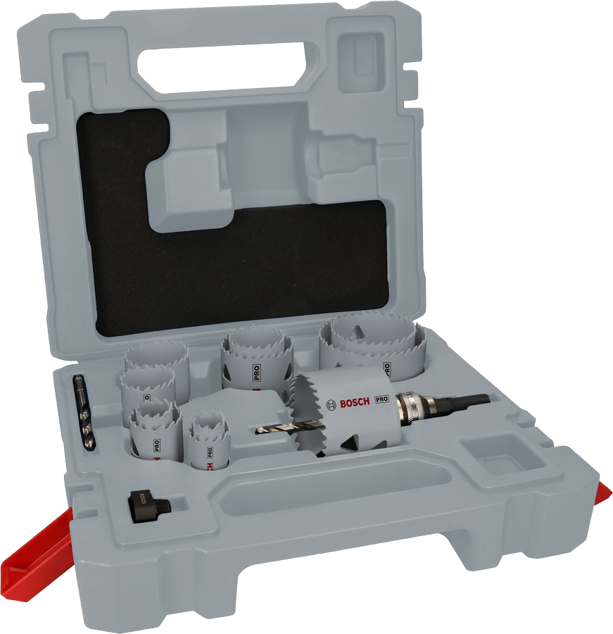 Bosch PRO Multi Material Lochsäge Q-Lock Aufsteckhalter-SeT, 15-tlg.