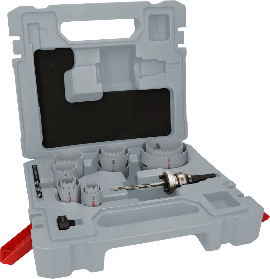 Bosch PRO Multi Material Lochsäge Q-Lock Aufsteckhalter-SeT, 15-tlg.
