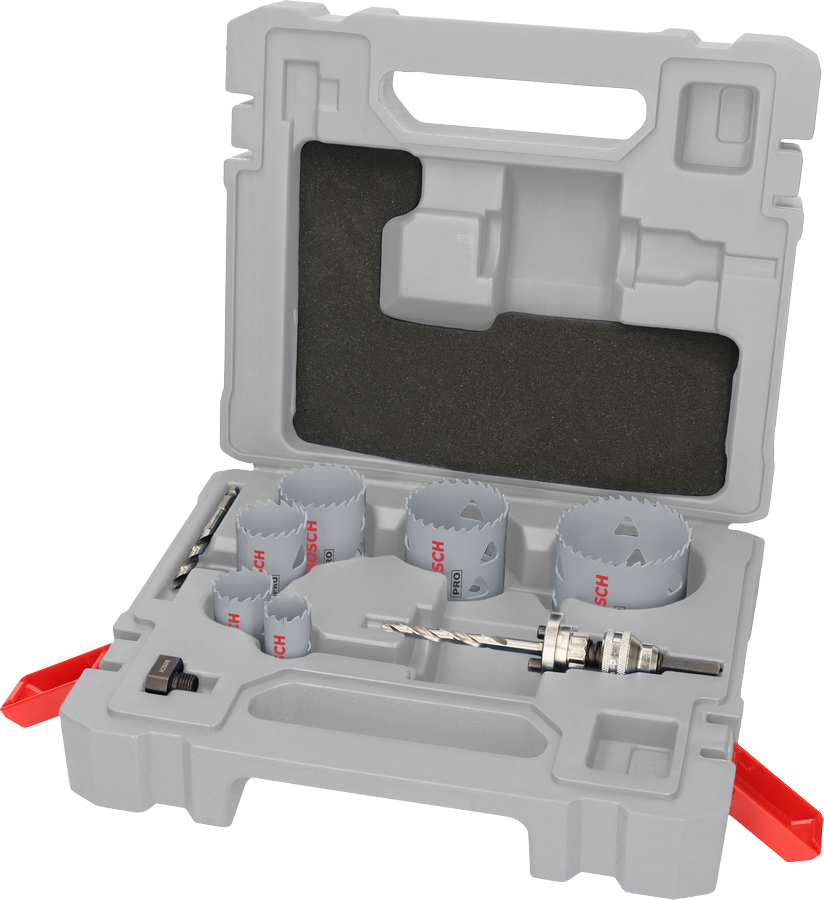 Bosch PRO Multi Material Lochsäge Q-Lock Aufsteckhalter-SeT, 15-tlg.
