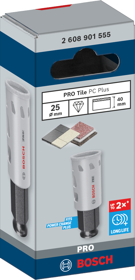 Bosch PRO Tile PC Plus Lochsäge, 19 mm, HS