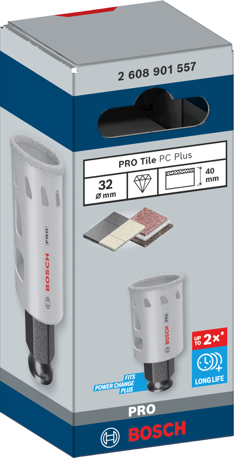 Bosch PRO Tile PC Plus Lochsäge, 19 mm, HS