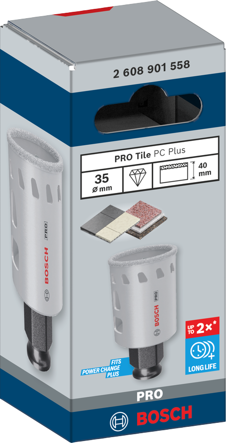 Bosch PRO Tile PC Plus Lochsäge, 19 mm, HS