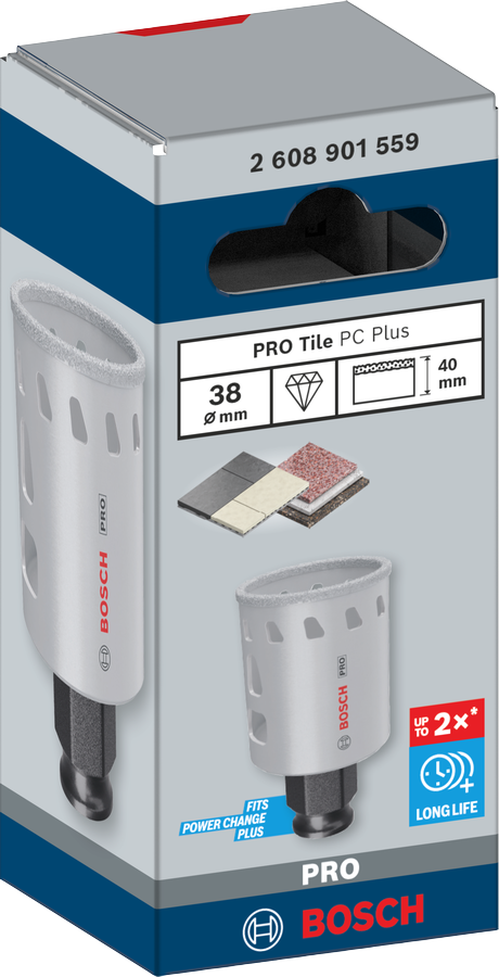 Bosch PRO Tile PC Plus Lochsäge, 19 mm, HS