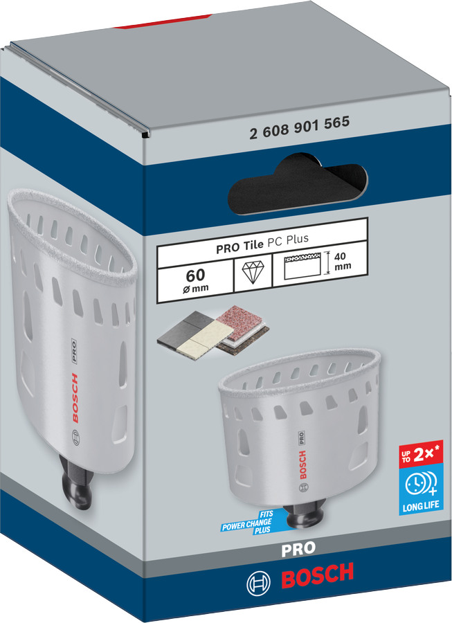 Bosch PRO Tile PC Plus Lochsäge, 19 mm, HS