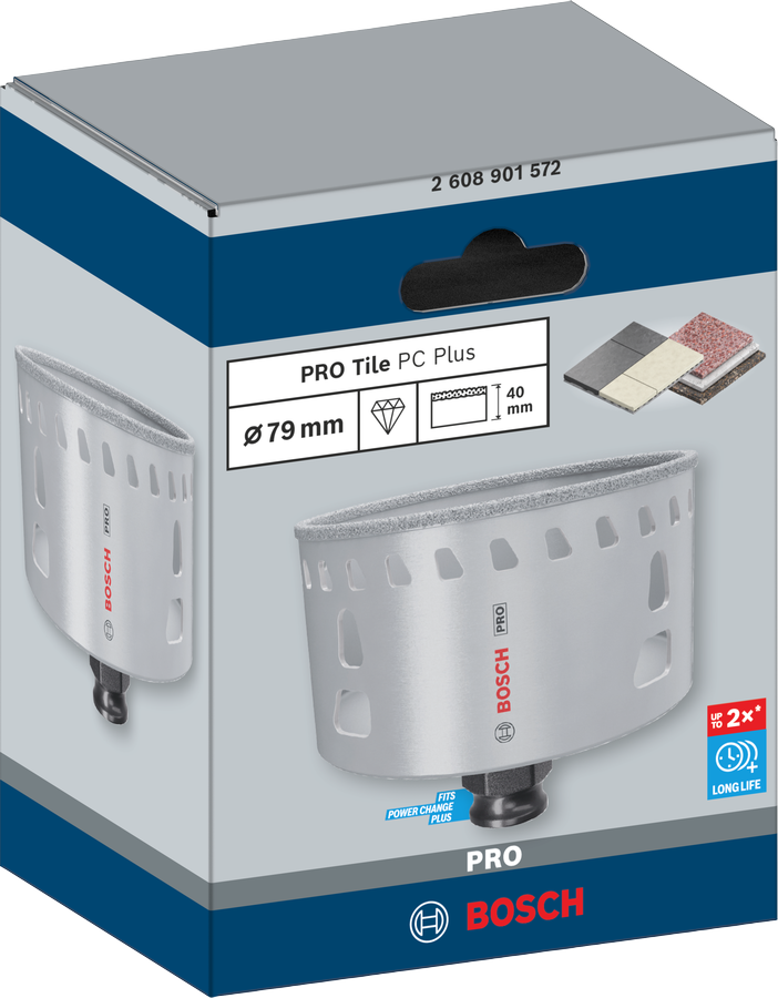 Bosch PRO Tile PC Plus Lochsäge, 19 mm, HS