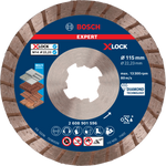 Bosch EXPERT Multi Material X-LOCK Diamanttrennscheiben, 125x22,23x2,4x12 mm