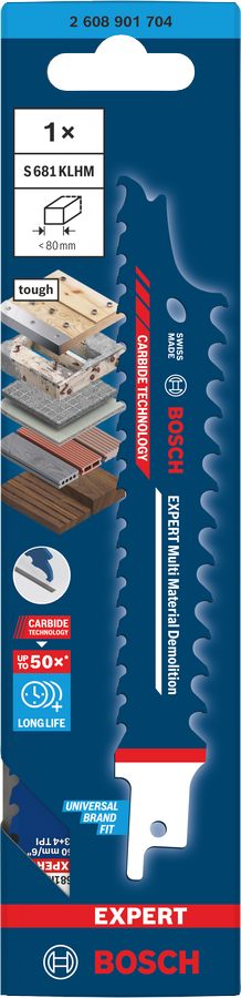 Bosch EXPERT Multi Material Demolition S681KLHM Blatt