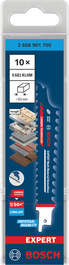 Bosch EXPERT Multi Material Demolition S681KLHM Blatt