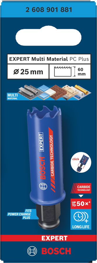 Bosch EXPERT Multi Material Lochsäge, 20x60 mm