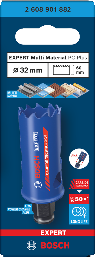 Bosch EXPERT Multi Material Lochsäge, 20x60 mm
